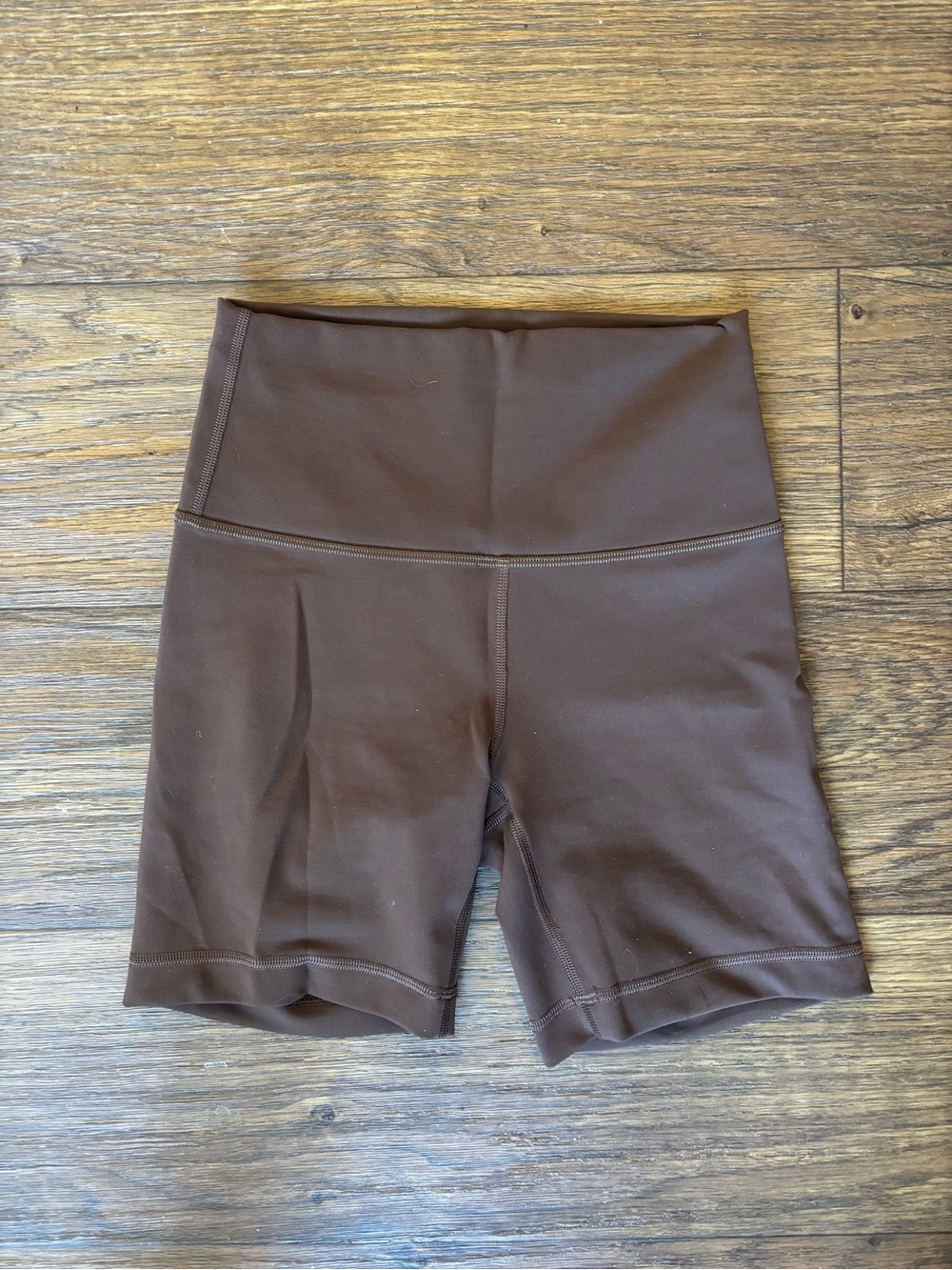 lululemon athletica High-Waist Brown Bike Shorts